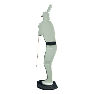 The Designated Hitter Pro  Pitching Training Dummy for Baseball & Softball, Gray, Simulates Live Batter, Durable Weighted Base, Indoor/Outdoor Use