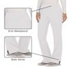 Cherokee Women Scrub Pant with Straight Leg Pull-on Pant Medical Bottom with 4 Pocket & 2-Way Stretch Fabric Plus Size - WW110, 5XL, White view 3
