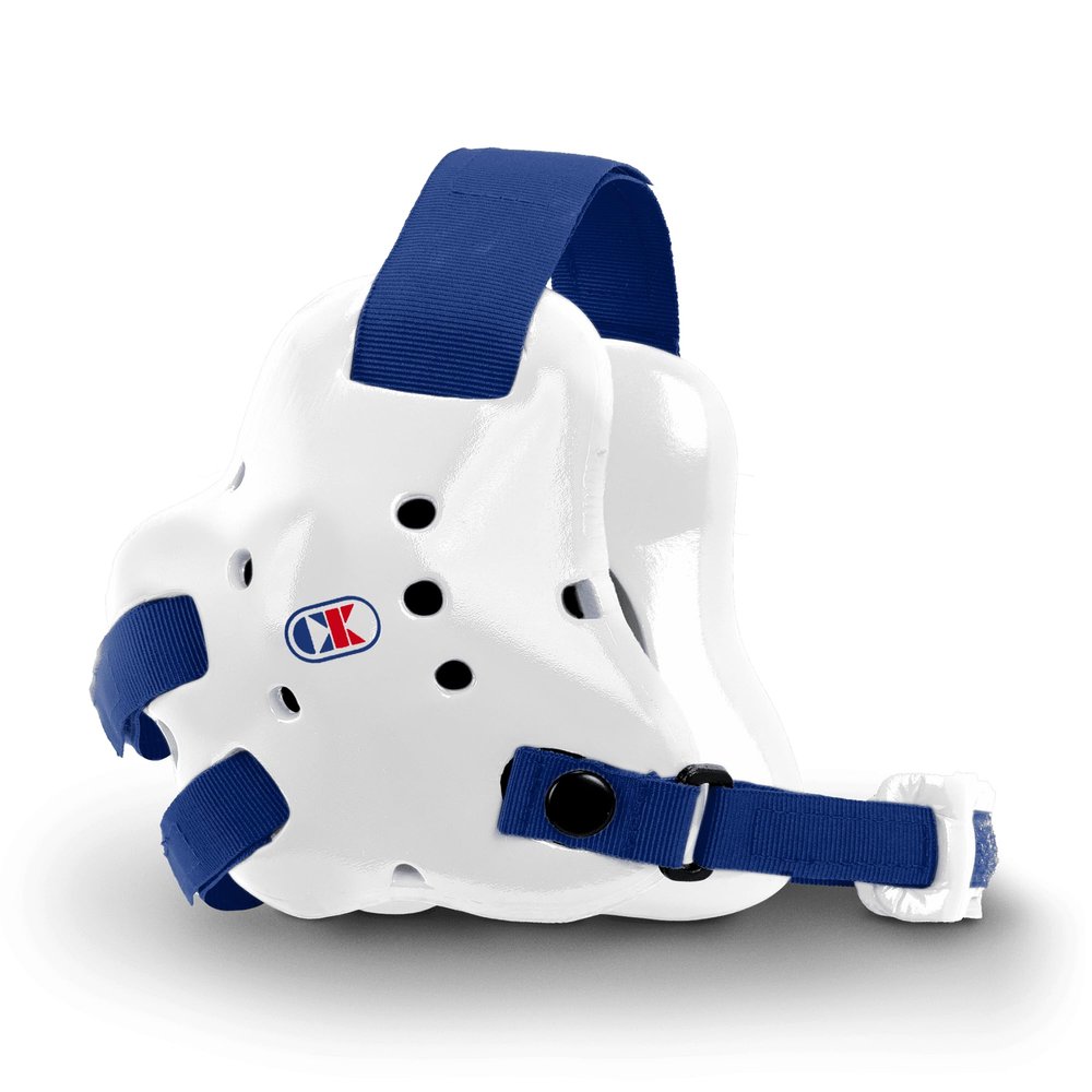 Cliff Keen Fusion Wrestling Headgear (White/Navy Blue)