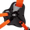 Cliff Keen Fusion Wrestling Headgear (Black/Orange) view 2