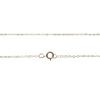 AJ's Collection 14k Yellow Gold Plated Sterling Silver 925 Cable Chain - 16 Inch view 2