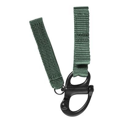 Fusion Tactical Military Police Patrol Snap Button Belt Keeper Keychain Shackle Strap Loop 1" Wide Foliage Green