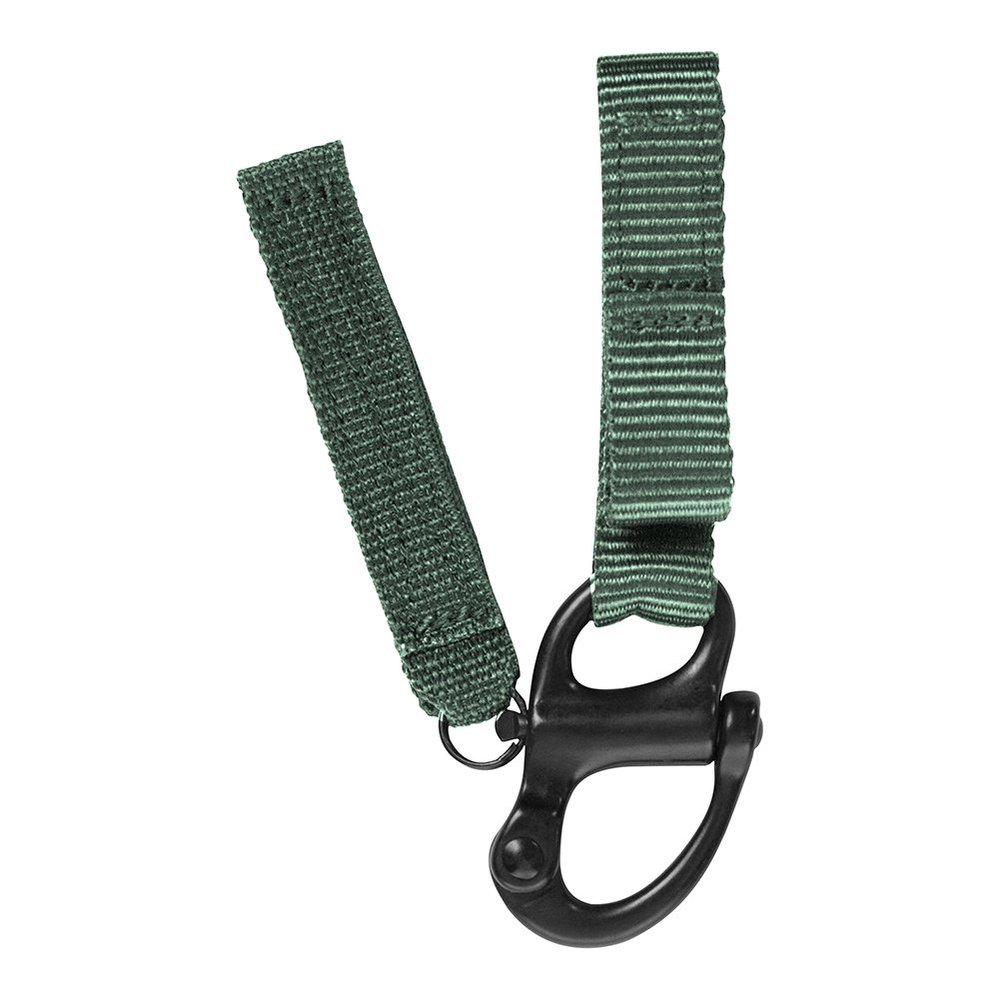Fusion Tactical Military Police Patrol Snap Button Belt Keeper Keychain Shackle Strap Loop 1" Wide Foliage Green
