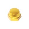 Available Reel Handle Nut M7 nut_m7_r_OGLD Gold Right Screw view 1