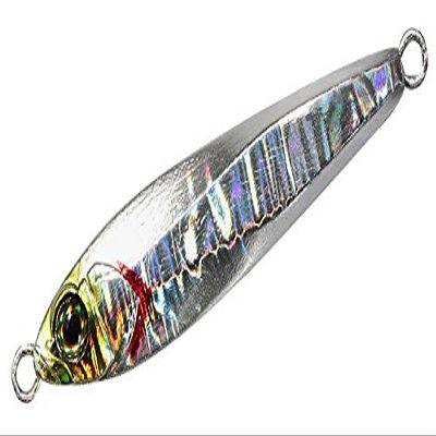 JACKALL Metal Jig, Big Backer Jig, 2.1 inches (54 mm), 0.7 oz (20 g), Silasu Silver/Magma Wave Holo