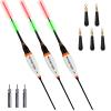 QualyQualy LED Fishing Floats and Bobbers for Night Fishing - 3pcs, 1/8oz view 1