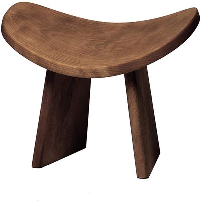 BLUECONY Meditation Bench IKUKO Basic, Preassembled Version, Wooden Kneeling Ergonomic Seiza - Solid Wood Dark Walnut, Standard Height (7" or 18cm)