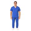 M&M SCRUBS Men Scrub Set Medical Scrub Top and Pants XXXL True Royal Blue view 2