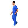 M&M SCRUBS Men Scrub Set Medical Scrub Top and Pants XXXL True Royal Blue view 3