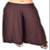Dare2BStylish Women Plus Size Loose Fitting Boho Palazzo Pants Brown view 2