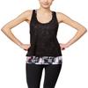 Ideology Women's Layered Racerback Tank Top Noir, Small view 1