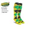 Golf Knickers Mens Albatross Golf Outfit - Yellow - Golf Cap, 3 Argyle Socks - Size 56 view 4