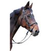 Covalliero Classic Leather Snaffle Bridle, Black, Pony view 1