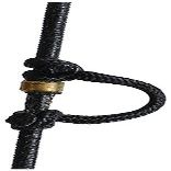 Allen 545 Archery String Loop, 225-Lb. Test, Black, 3-Ct. - Quantity 6