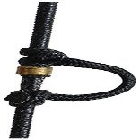 Allen 545 Archery String Loop, 225-Lb. Test, Black, 3-Ct. - Quantity 6