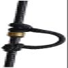 Allen 545 Archery String Loop, 225-Lb. Test, Black, 3-Ct. - Quantity 6