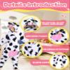 CANASOUR Kids Cow Onesie Farm Animal Halloween Cosplay Costume for 10-12 Years Girls Unisex Outfuit One Piece Hooded Soft Pajamas Party Boys Suit (10 Years, Cow) view 3