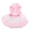 Ranphy Small Dog Cat Tutu Dress Princess Lace Skirt Yorkie Clothes for Female,Satin TiePink,Summer Shirt Navy Stripes Pink S view 4