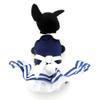 Ranphy Small Dog Cat Tutu Dress Princess Lace Skirt Yorkie Clothes for Female,Satin TieBlue,Summer Shirt Navy Stripes Blue XL view 1