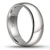 CROWNAL 1mm 2mm 3mm 4mm 5mm 6mm 7mm 8mm Tungsten White/Yellow Gold/Rose Gold Plated Wedding Band Ring Men Women Plain Dome Polished Comfort Fit Size 3 to 17(White 4mm,9) view 1