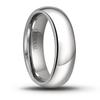 CROWNAL 1mm 2mm 3mm 4mm 5mm 6mm 7mm 8mm Tungsten White/Yellow Gold/Rose Gold Plated Wedding Band Ring Men Women Plain Dome Polished Comfort Fit Size 3 to 17(White 5mm,5.5) view 1