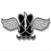 Navy Aviation Rating AW Naval Aircrewman Shaped Sticker (Naval Wings Logo Vinyl Decal for Laptop or car (2 x 5 inch) USN Licensed view 2