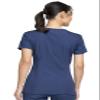 Cherokee womens V-neck Top Medical Scrubs, Navy, 4X-Large Plus view 4