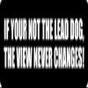 1080 Graphics 3 - If You're Not The Lead Dog Hard Hat/Biker Helmet Sticker BS 1288 view 1