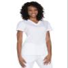 Cherokee Women's V-Neck Top, White, XXXX-Large view 1