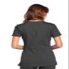 Cherokee Women's V-Neck Top, Pewter, XXXX-Large view 4