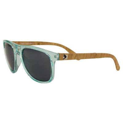 Bobster Hex Folding Gloss Mint Frame/Smoked Lens Sunglass, Black, One Size