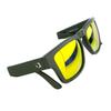 Bobster Brix Folding Matte Frame/Orange Lens Sunglasses, Olive, One Size view 2