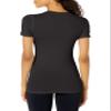 Tommie Copper Women's Core Compression Short Sleeve Crew Neck Shirt, Black, Large view 2