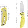 Eafengrow EF3 Outdoor Pocket Knife Folding Hunting Knife with D2 Blade G10 Handle Ball Bearing Tactical Survival Hunting EDC Knifes (light) view 2