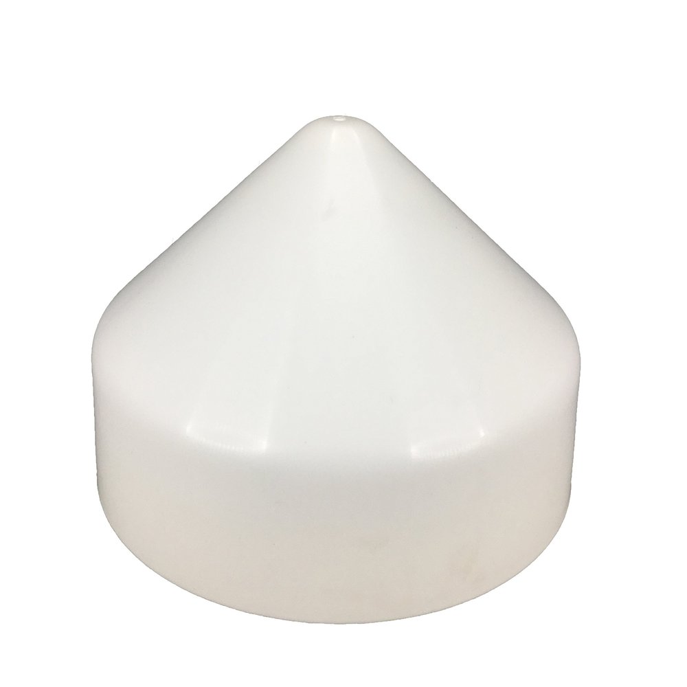 Pactrade Marine Boat Dock Post 9" White Piling Cone Cap Cover Plastic 6PCS