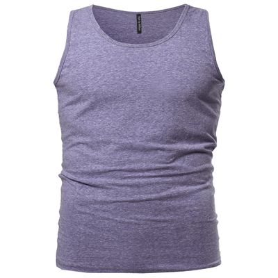Style by William Basic Scoop Neck Tank Top Blue L