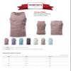 Style by William Basic Scoop Neck Tank Top Blue L view 4