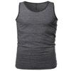Style by William Basic Scoop Neck Tank Top Blue Stripe L view 1