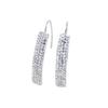 18K Gold Plated Crystal Stainless Steel Earrings Women Charms Fashion Jewelery (silver) view 1