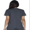 Cherokee Scrub for Women Modern Classic V-Neck Top with 3 Pockets, 2-Way Stretch, Ultra Soft & Breathable Fabric Plus Size - WW630, 3XL, Pewter view 4