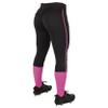CHAMPRO boys Low-rise Youth Softball With Tournament Traditional Low Rise Pant w Braid, Black, Pink Pipe, Large US view 3
