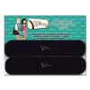 Strap Gummy - Prevent Strap Slips - The Original Non Slip Shoulder Strap Grip Strips - Set of 4 Black view 1
