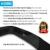 Strap Gummy - Prevent Strap Slips - The Original Non Slip Shoulder Strap Grip Strips - Set of 4 Black view 4