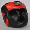 Diagonal Improved-Vision Full Face Headgear for Boxing, Muay Thai, MMA, Kickboxing (Red, X-Large) view 3