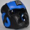 Diagonal Improved-Vision Full Face Headgear for Boxing, Muay Thai, MMA, Kickboxing (Blue, X-Large) view 4