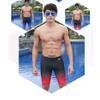Fansino Low Waist Spa Quick-Drying Patten Male Pants Swimming Shorts Elastic Breathable Diving Trunks for men(Red-2-L) view 3