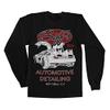 Back To The Future Officially Licensed Biff's Automotive Detailing 3/4 Sleeve T-Shirt (Black), X-Large view 1