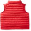 Amazon Essentials Boys' Lightweight Water-Resistant Packable Hooded Puffer Vest, Red, Large view 2