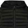 Amazon Essentials Girls' Lightweight Water-Resistant Packable Hooded Puffer Jacket, Black, Large view 3