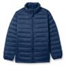 Amazon Essentials Boys' Lightweight Water-Resistant Packable Puffer Jacket, Navy, Medium view 1
